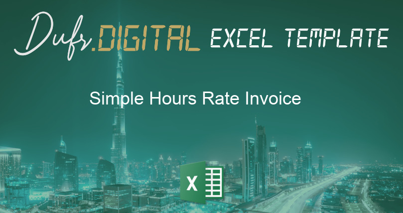 Simple Hours Rate Invoice