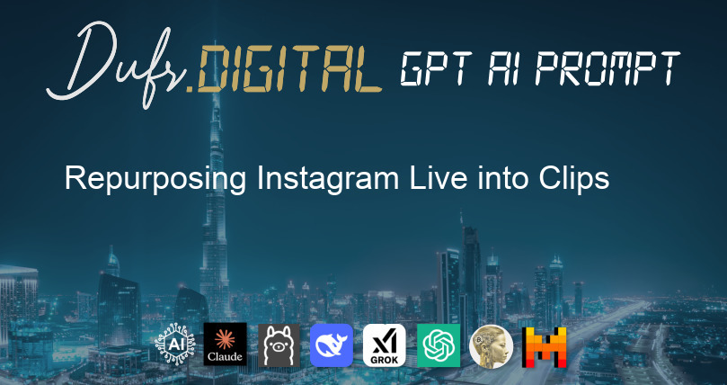 Repurposing Instagram Live into Clips