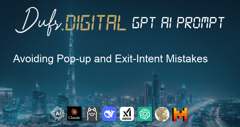 Avoiding Pop-up and Exit-Intent Mistakes