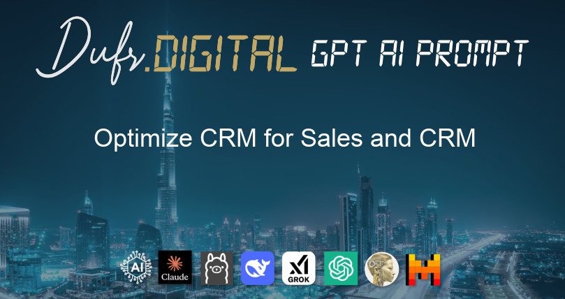 Optimize CRM for Sales and CRM