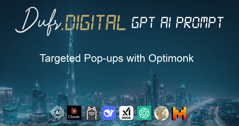 Targeted Pop-ups with Optimonk