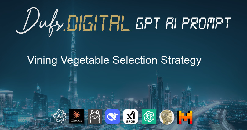 Vining Vegetable Selection Strategy