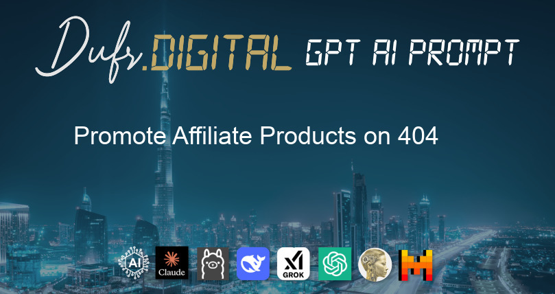 Promote Affiliate Products on 404
