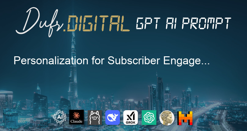 Personalization for Subscriber Engagement