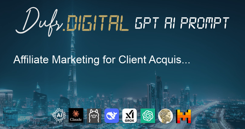 Affiliate Marketing for Client Acquisition