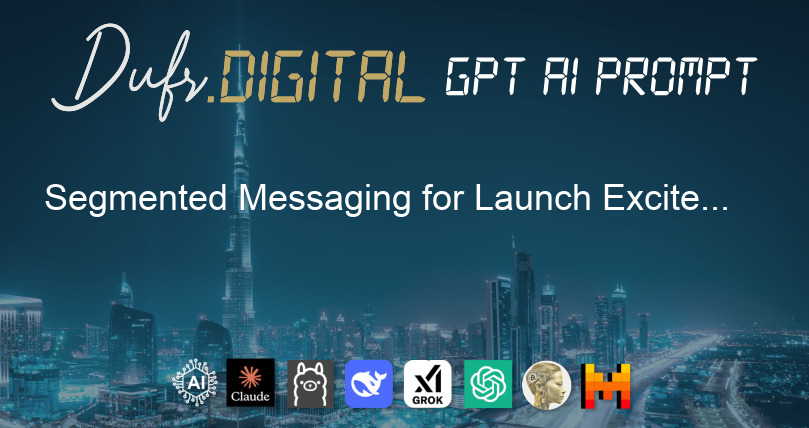 Segmented Messaging for Launch Excitement