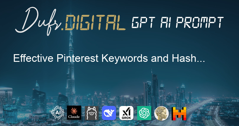 Effective Pinterest Keywords and Hashtags