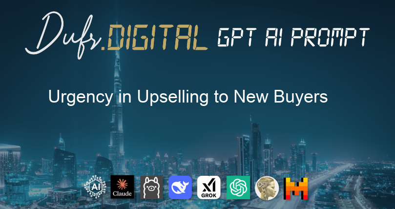 Urgency in Upselling to New Buyers