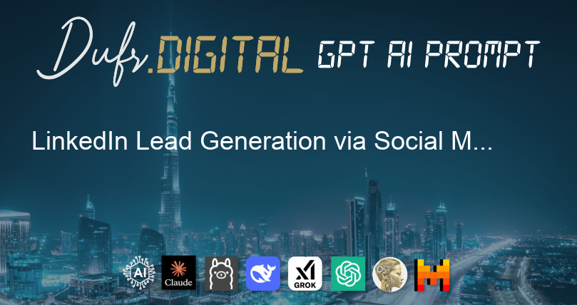 LinkedIn Lead Generation via Social Media