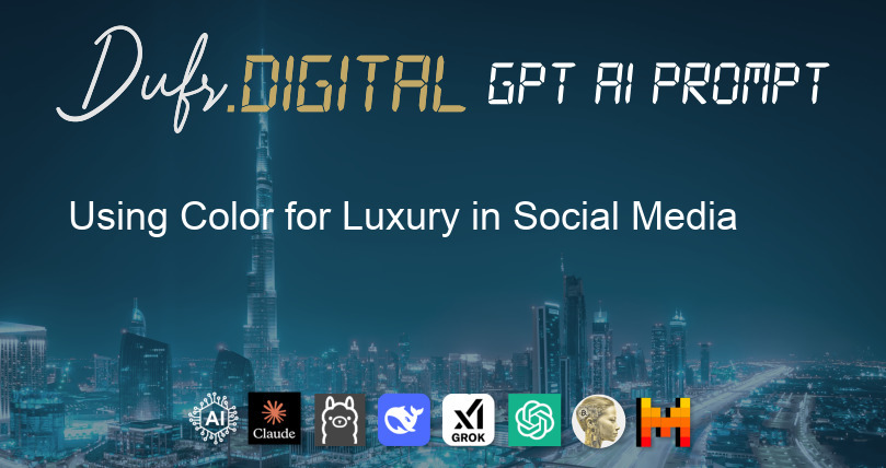 Using Color for Luxury in Social Media