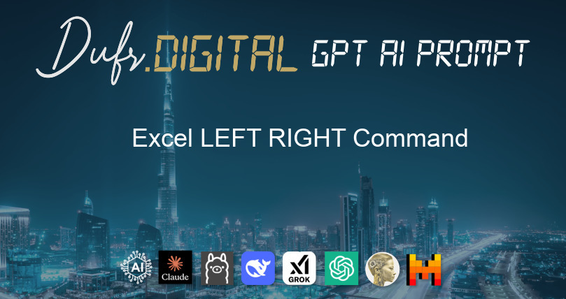 Excel LEFT RIGHT Command