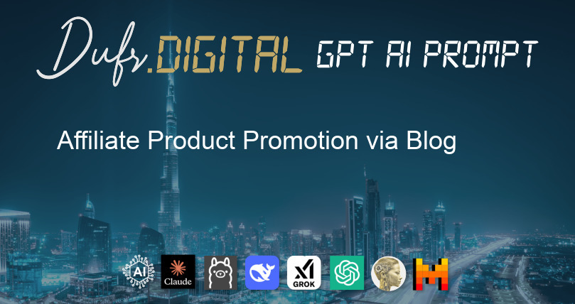 Affiliate Product Promotion via Blog