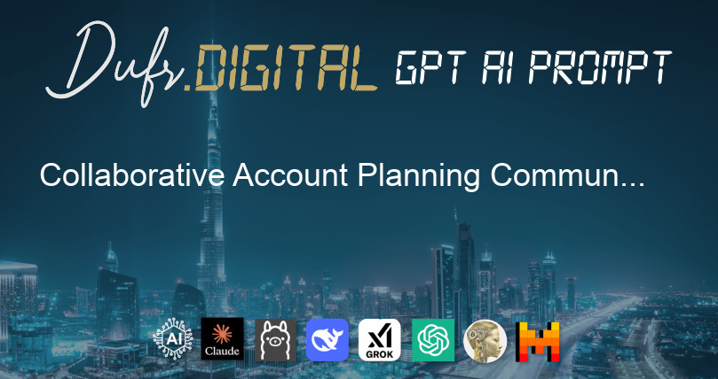 Collaborative Account Planning Communication