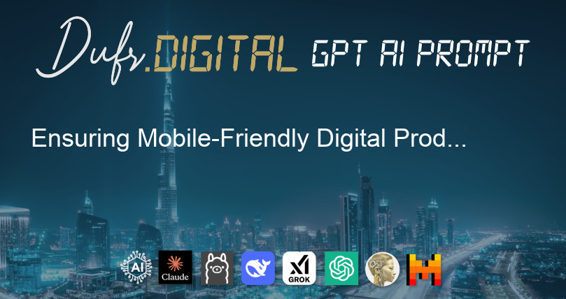 Ensuring Mobile-Friendly Digital Products