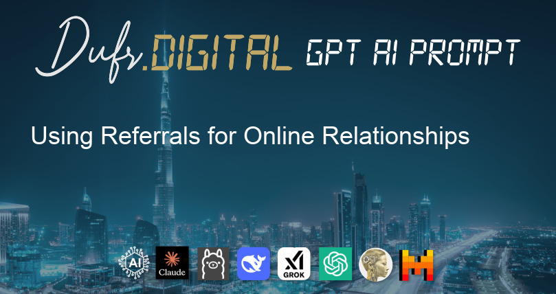 Using Referrals for Online Relationships
