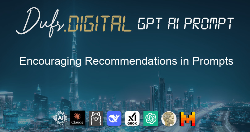 Encouraging Recommendations in Prompts