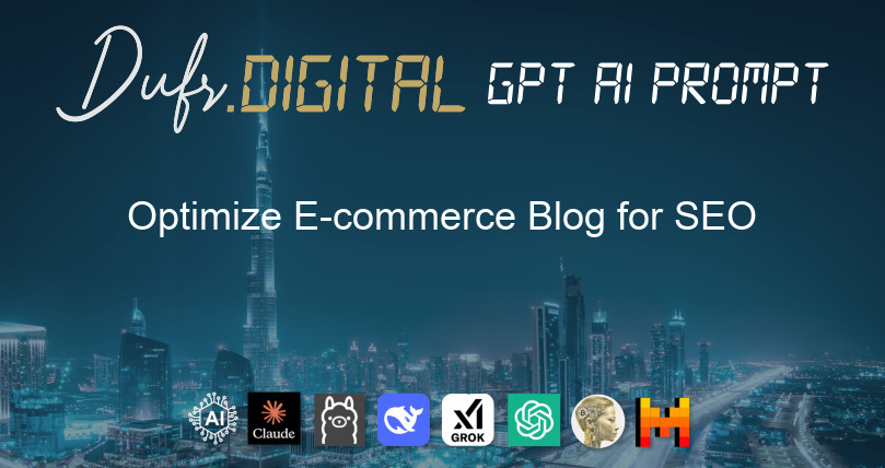 Optimize E-commerce Blog for SEO