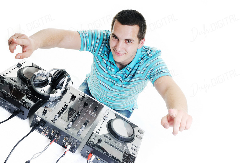 Energetic DJ Performance