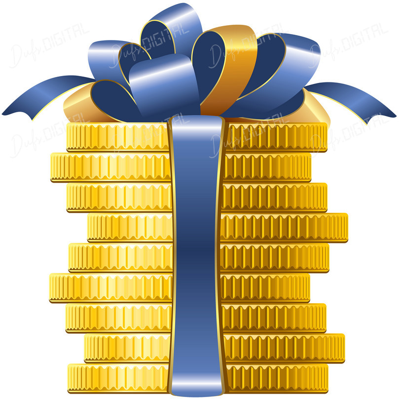 Golden Coin Stack