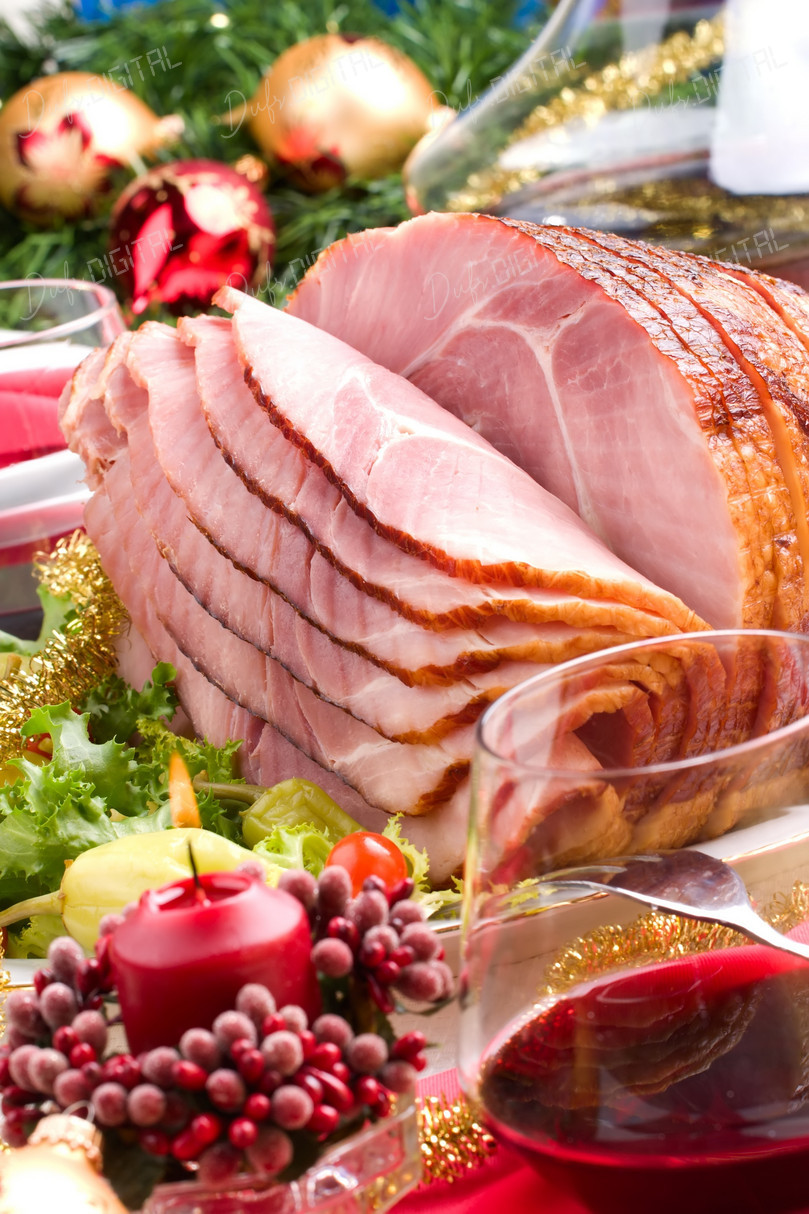 Festive Christmas Ham
