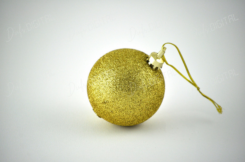Golden Christmas Ornament