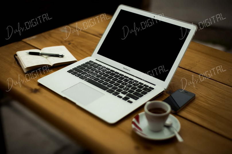 Workspace with Laptop