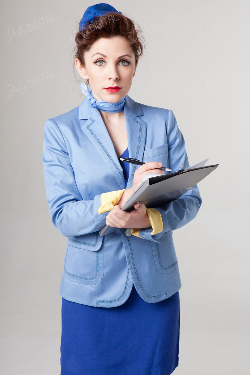 Airline Attendant Portrait