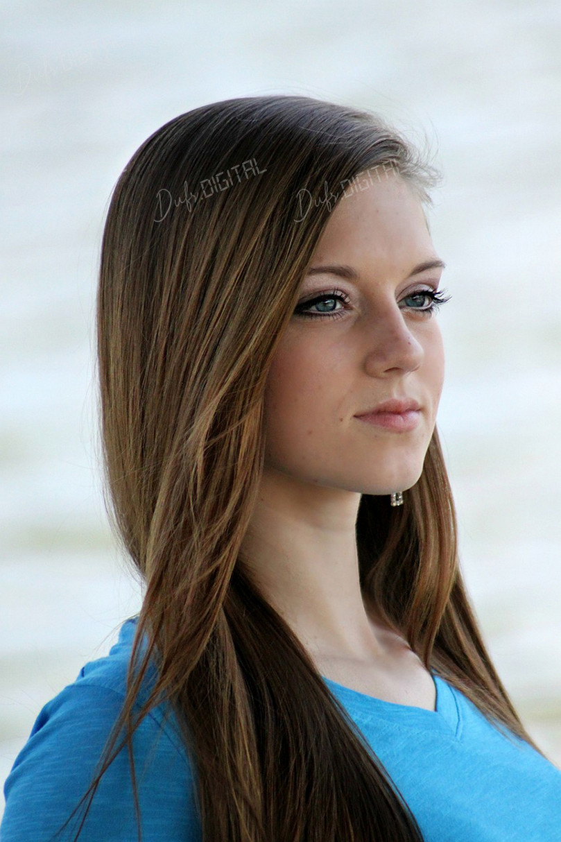 Contemplative Young Woman