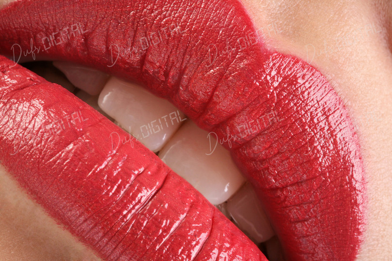Bold Red Lips