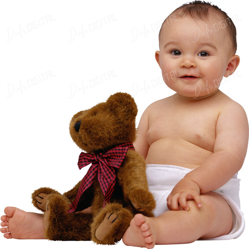 Baby With Teddy Bear