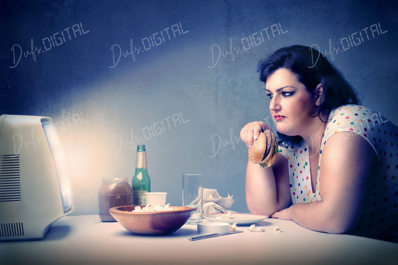 Watching TV with Snacks