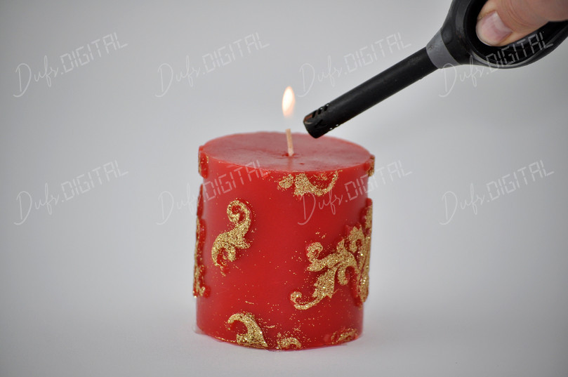 Lighting a Red Candle