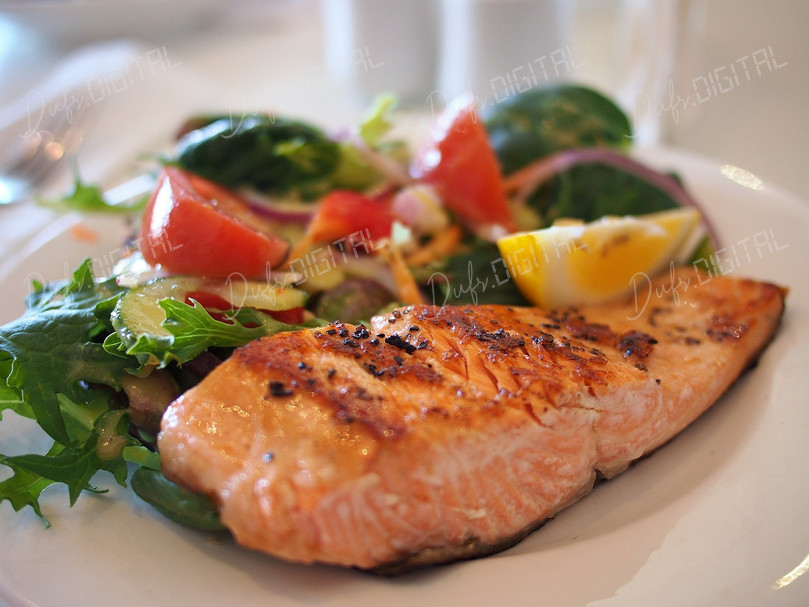 Grilled Salmon Plate