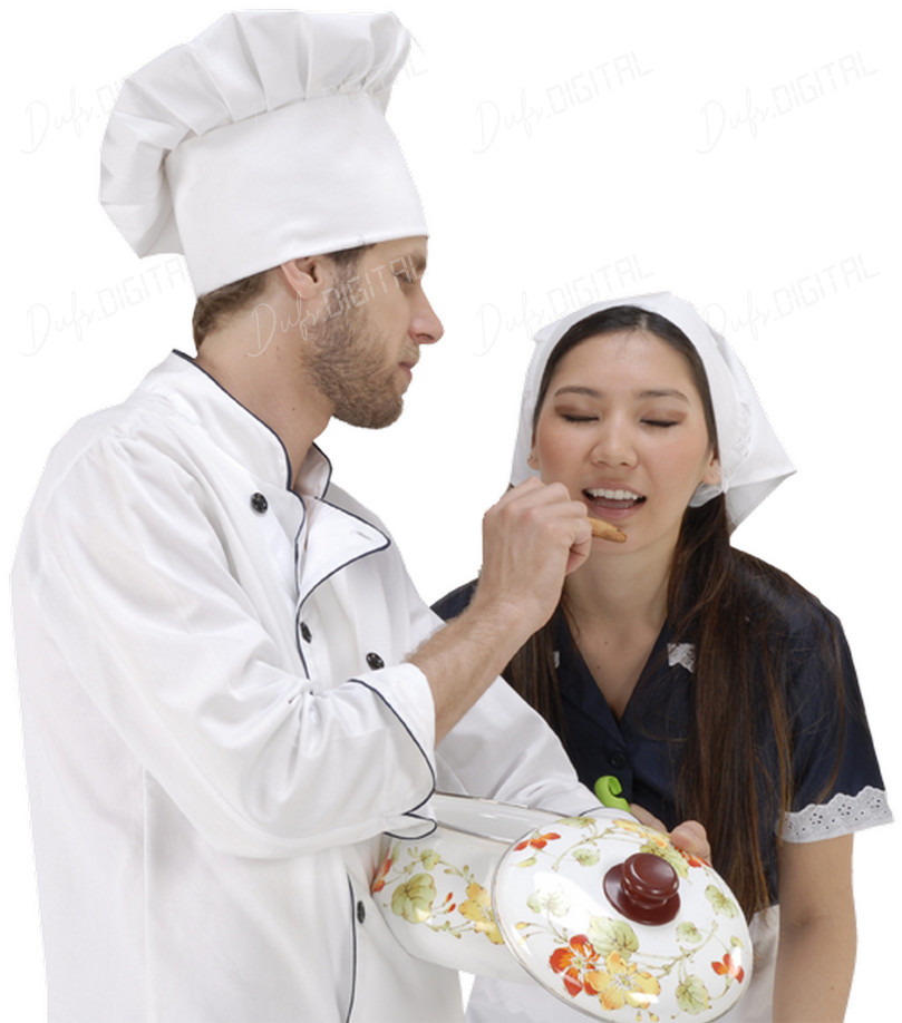 Chef Tasting Food
