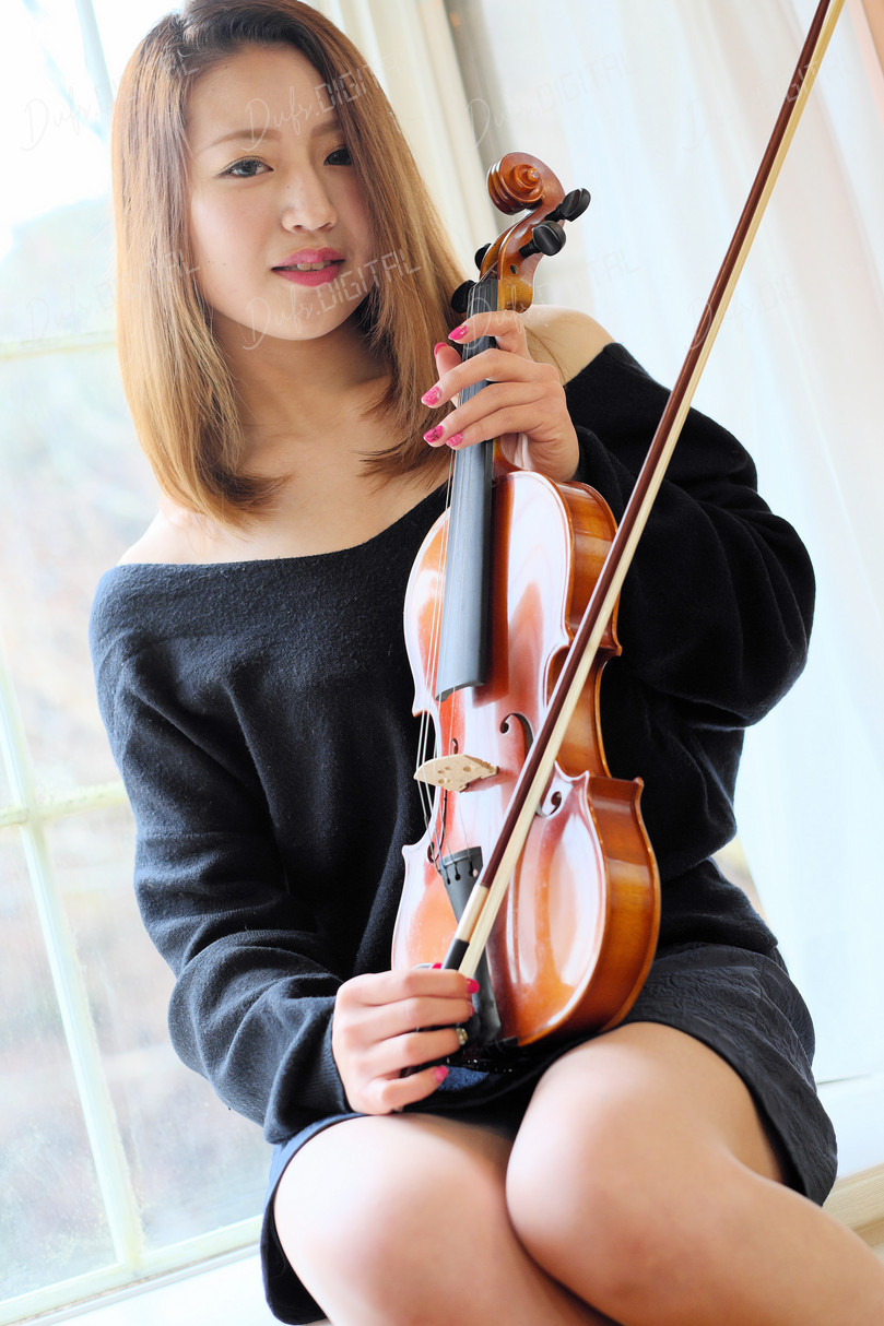 Young Woman with Violin