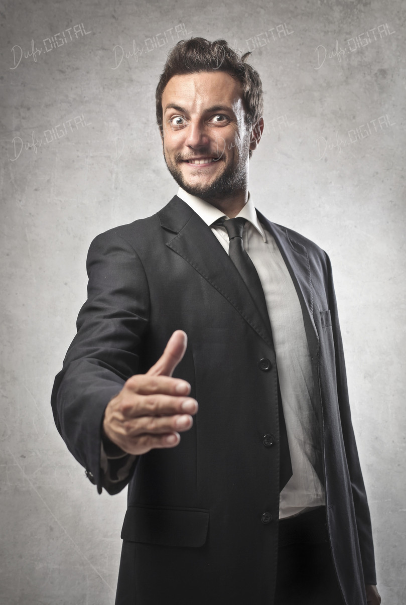 Businessman Offering Handshake