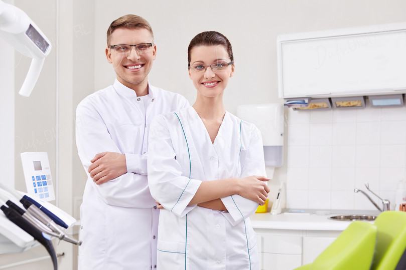 Dental Professionals Smiling