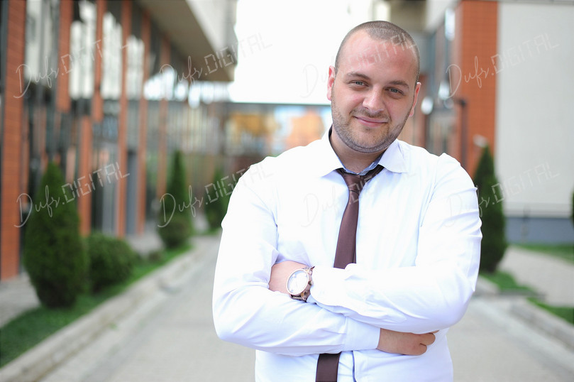 Confident Young Businessman