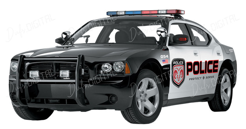 Police Car Side View