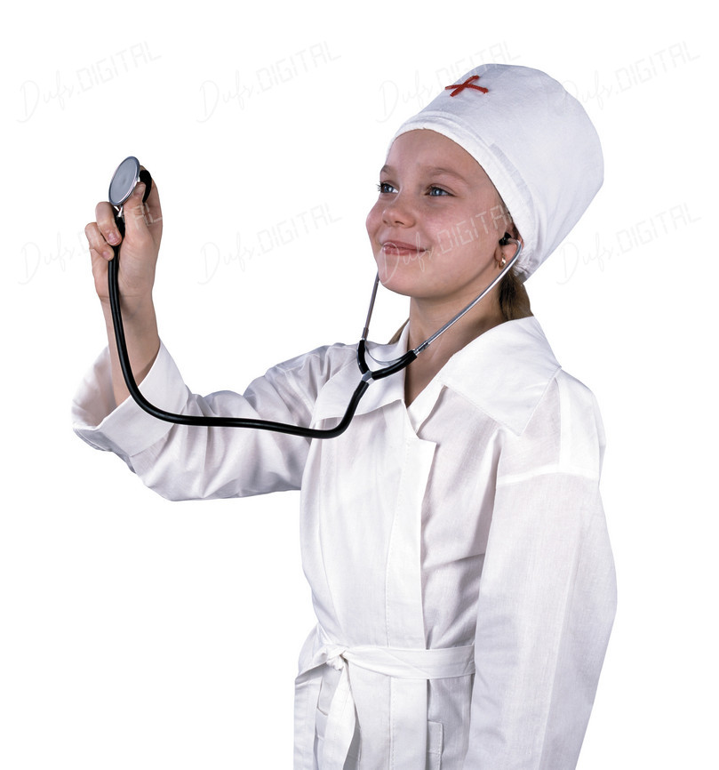 Young Nurse Playing