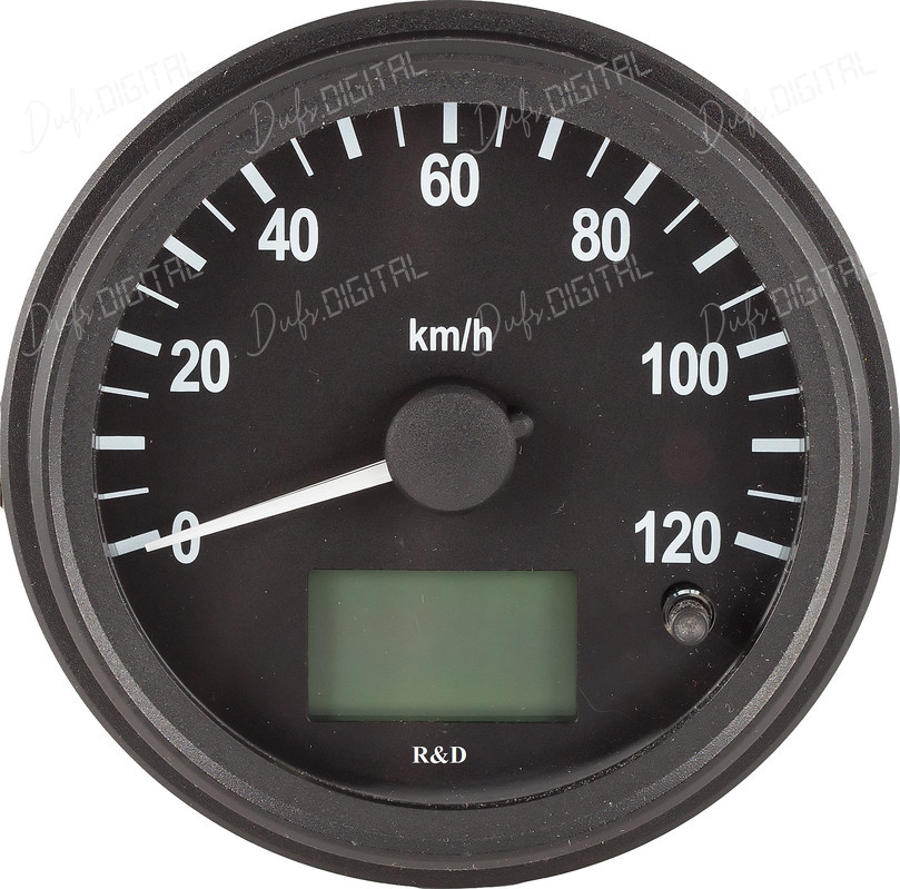 Speedometer Gauge Close-Up