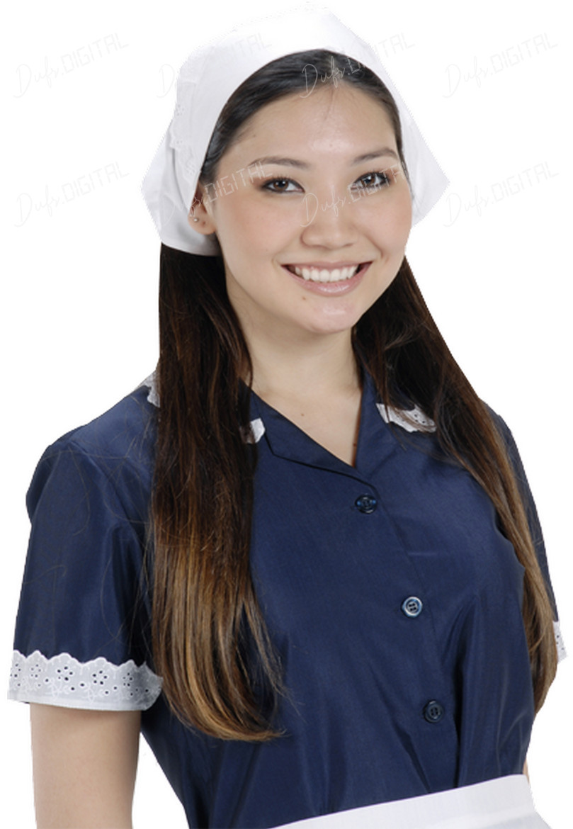 Smiling Woman in Uniform