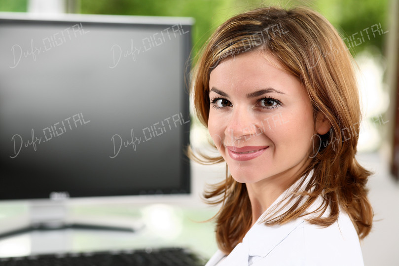 Smiling Professional Woman