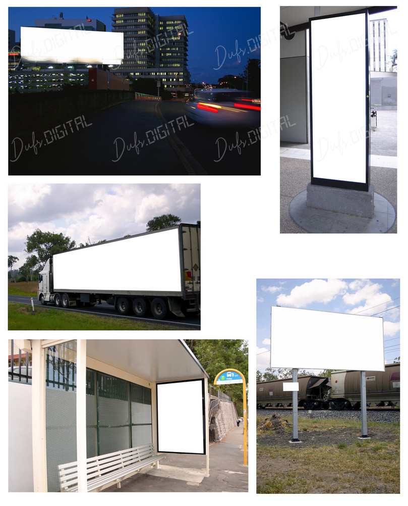 Blank Advertising Billboards