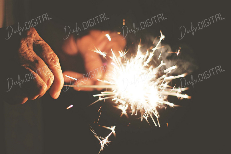 Sparkler in Hand