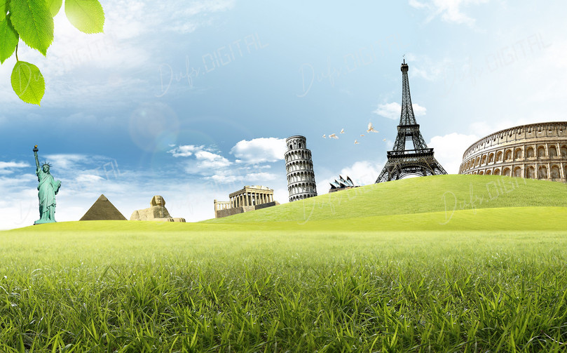 Famous Landmarks Landscape