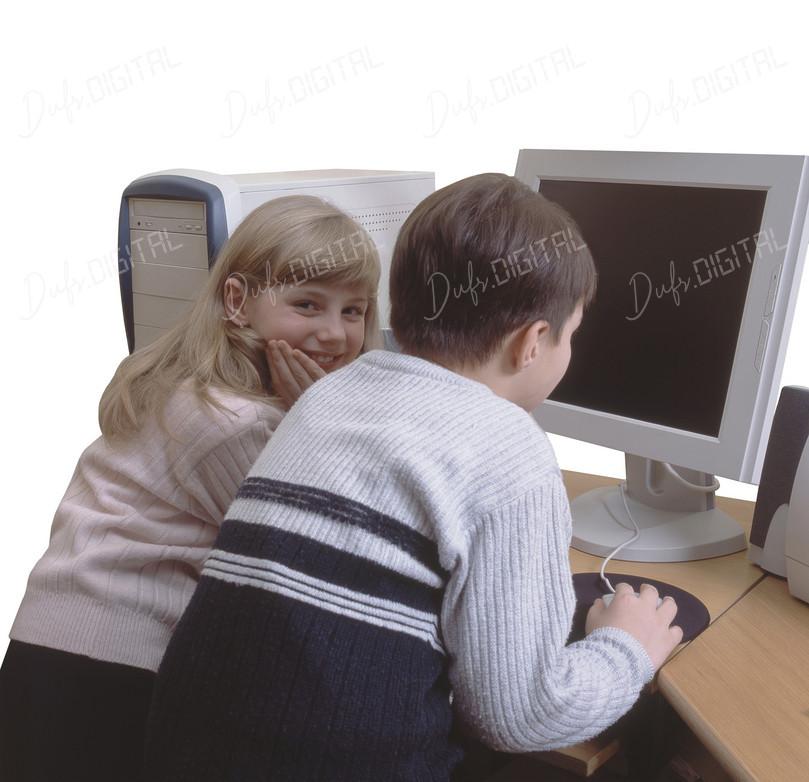 Children Using Computer