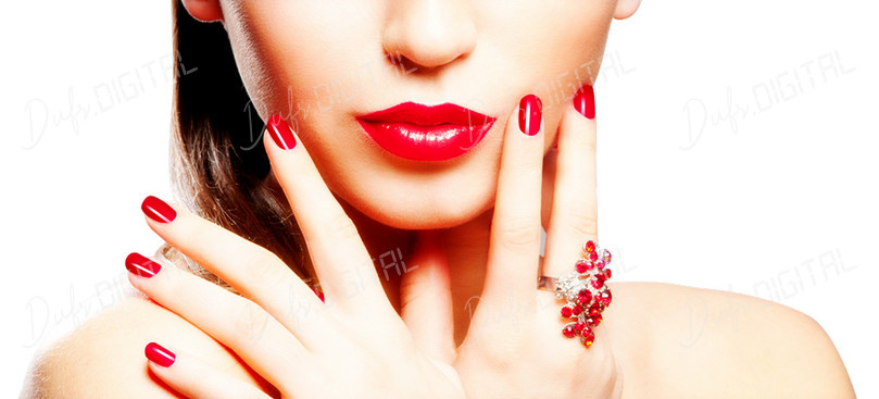 Elegant Beauty Close-Up