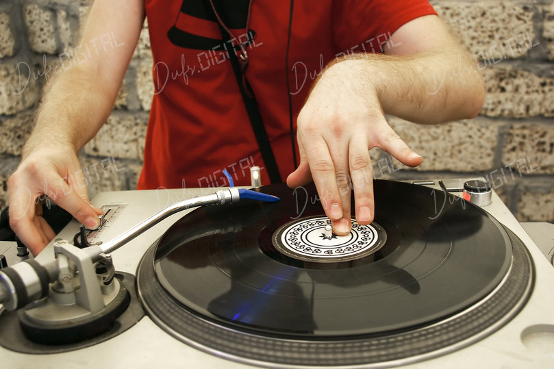 DJ Spinning Vinyl