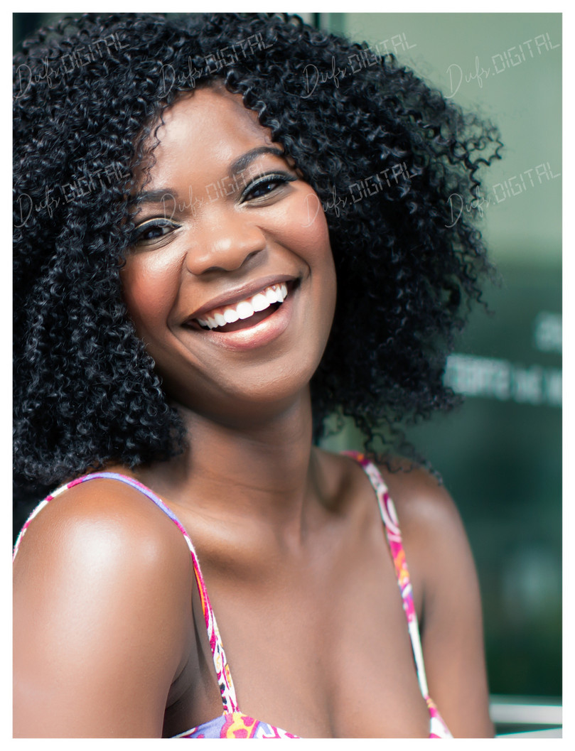 Joyful Woman Smiling